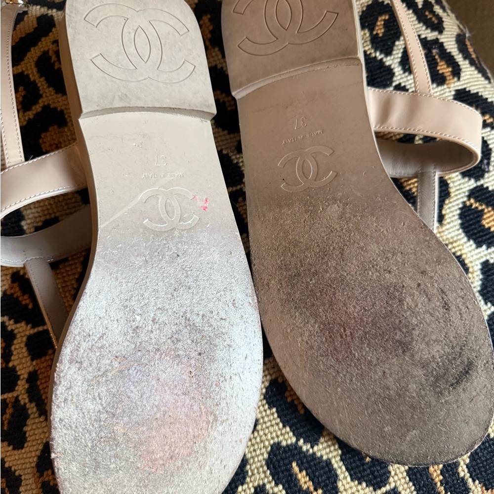 Chanel Nude Sandals - Picture 4 of 5